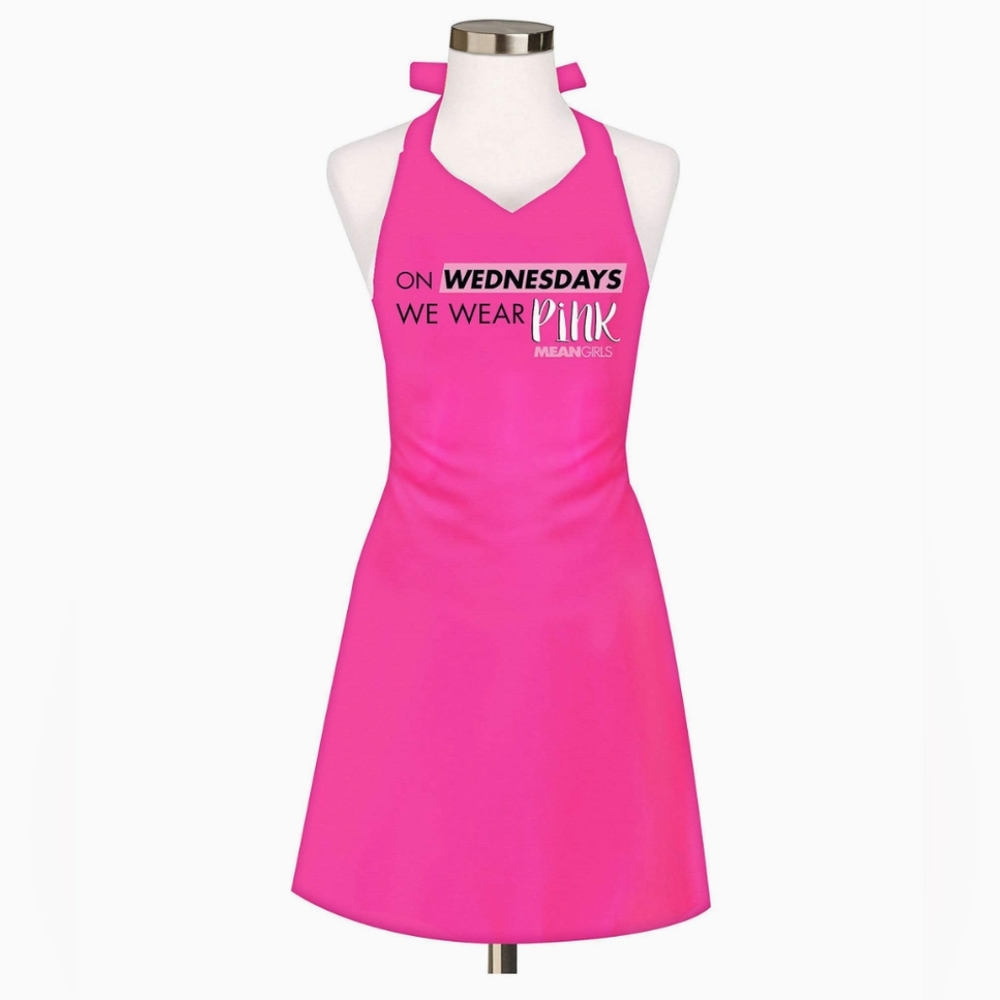 NWOT OS Mean Girls Wednesday Quote Apron